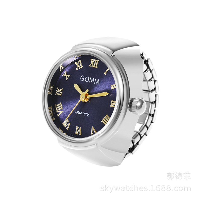 Sunray UP Watch Ring Women's Ring Mini Cute Student Finger Watch See Time Can