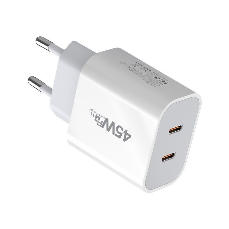 45W Australia Standard PD Charger 45W Dual PD Adapter for IP16X Phone 45W GaN Charger