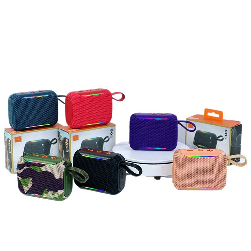 GO5 Wireless Bluetooth Speaker TWS Outdoor Home Portable Mini Bass Card Slot Gift Speaker