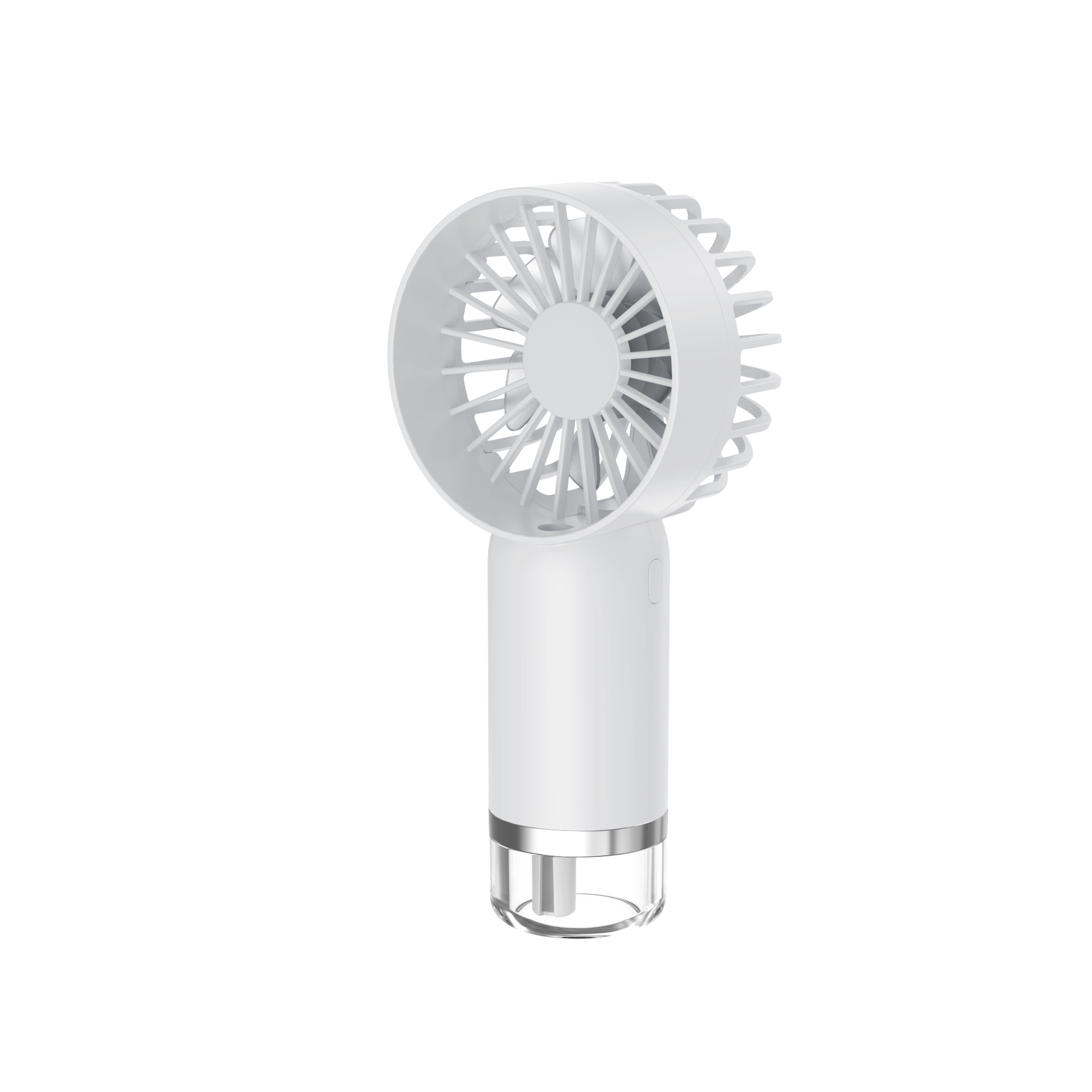 Handheld spray fan portable humidification cooling handheld small fan USB charging silent desktop fan