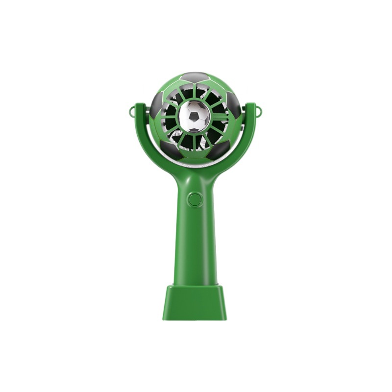2026 Football World Cup New Product Mini Silent Rechargeable USB Neckband Handheld Fan