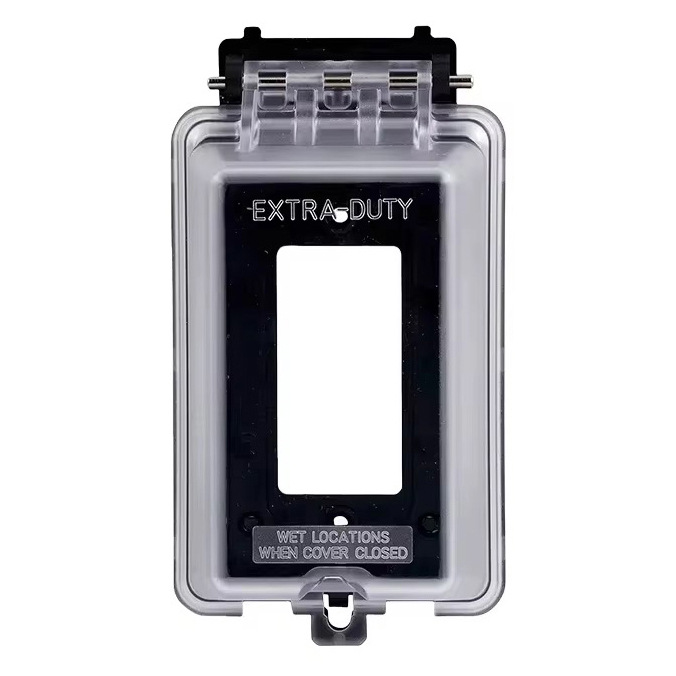US UL American standard outdoor waterproof socket box, GFCI/Duplex/Toggle rainproof cover plate waterproof