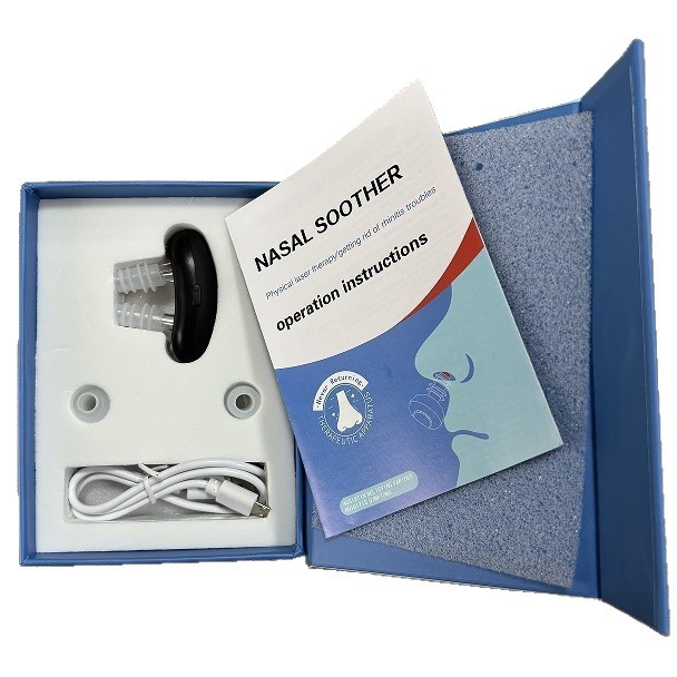 Smart infrared nose soothing device allergic rhinitis device rhinitis treatment red light nose soothing portable