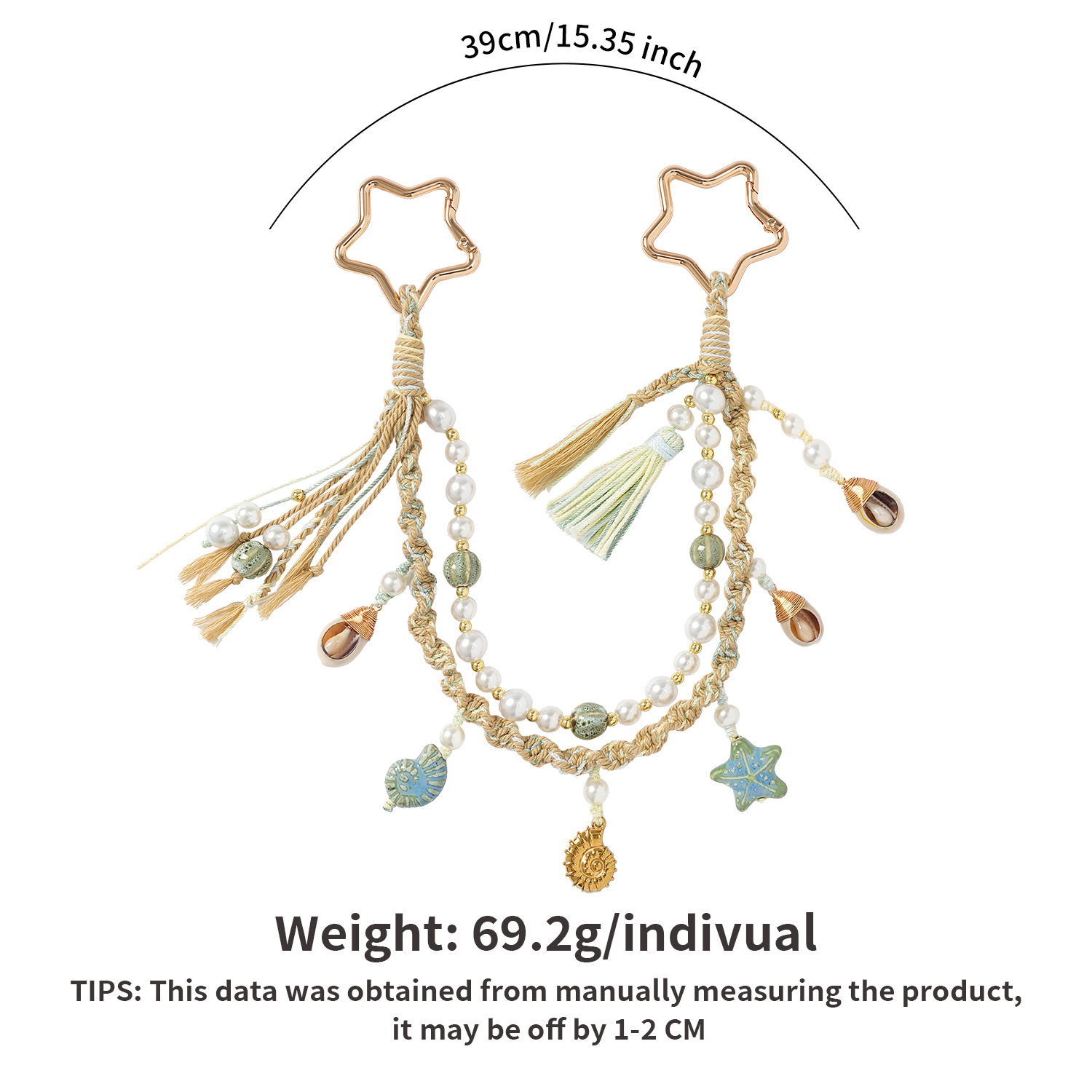 Miu-style Bag Pendant Multifunctional Woven Cup Pendant Phone Chain for Women