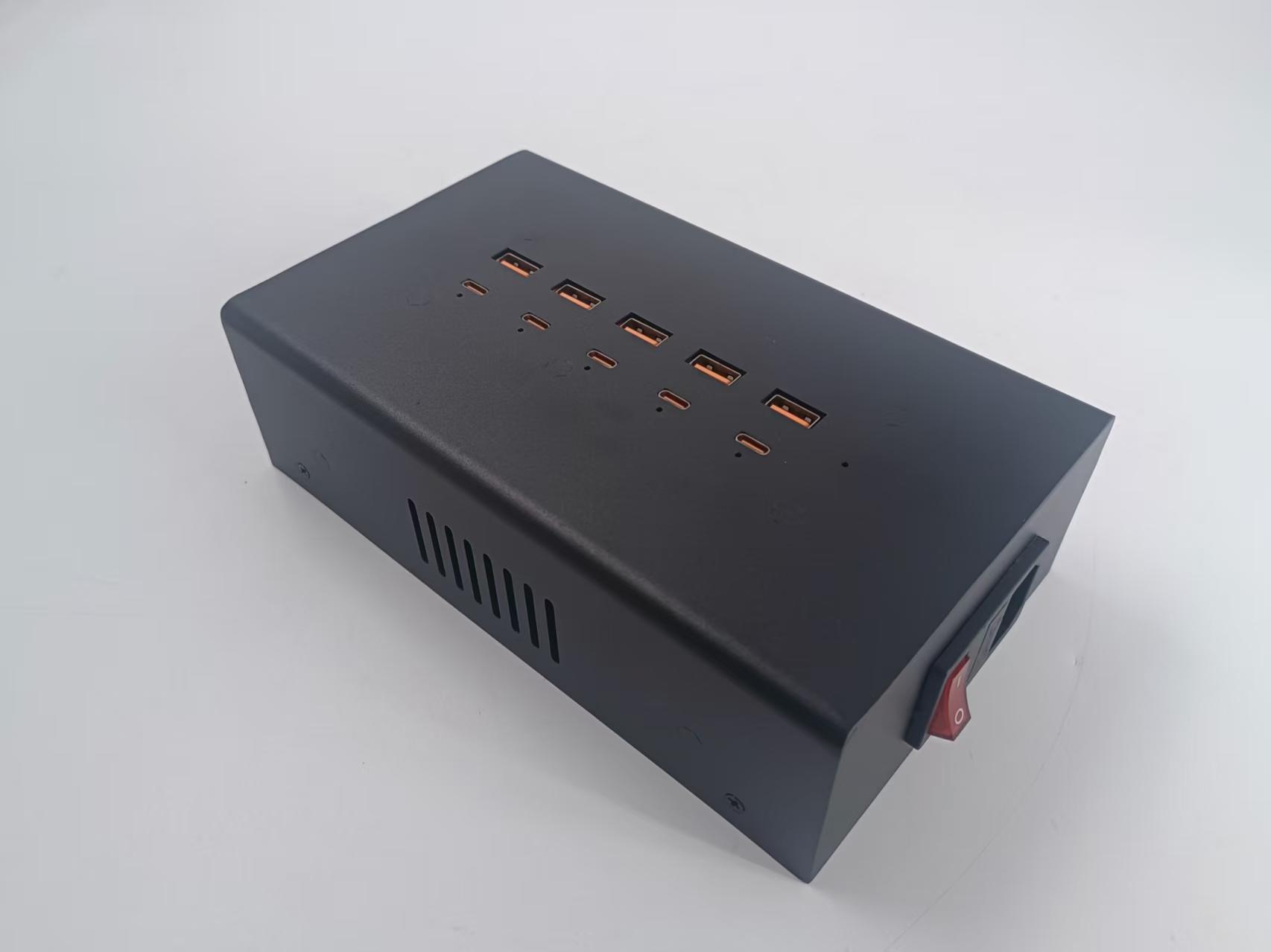 Gujia AC 60-120 Port 30W 45W 65W Fast Charging High Power Multi-Port QC TYPE-C Protocol Charger