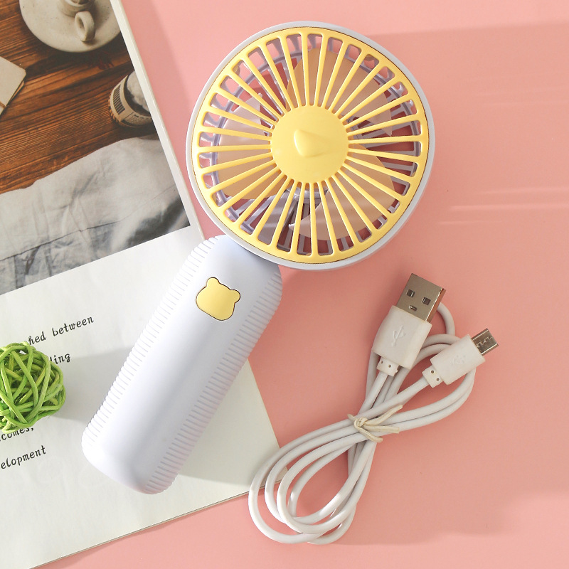 New Summer Cooling Free Handheld Fan Mini USB Rechargeable Portable Desktop Small Electric Fan