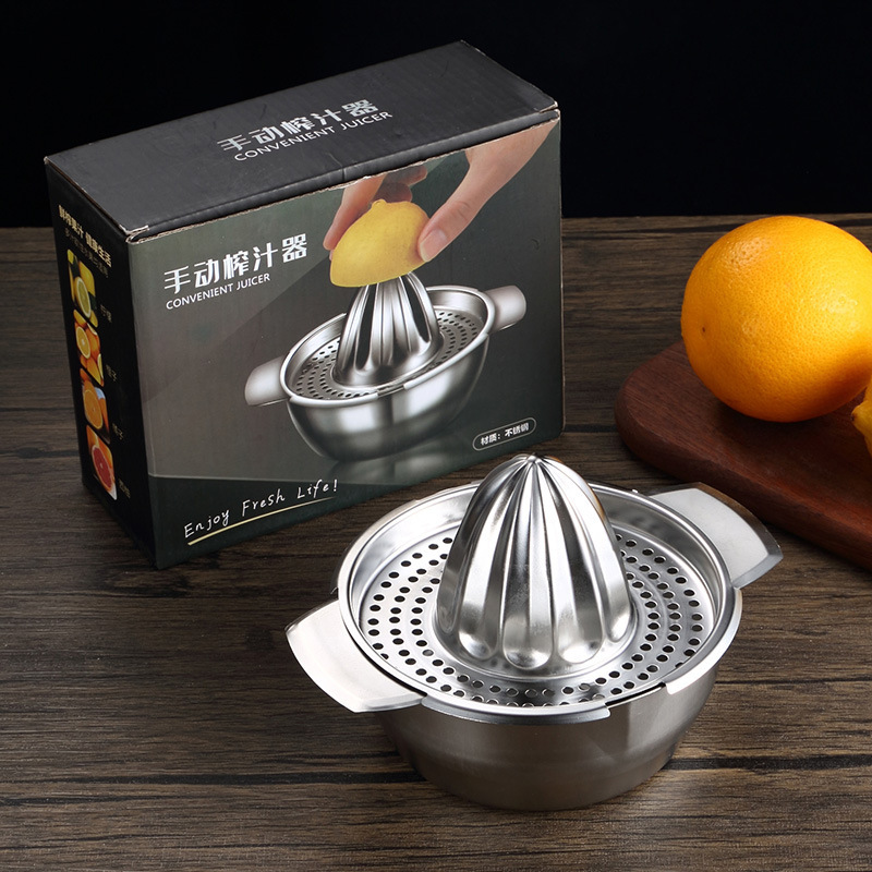 304 household manual lemon juicer stainless steel hand press juice extractor multifunctional press juicer