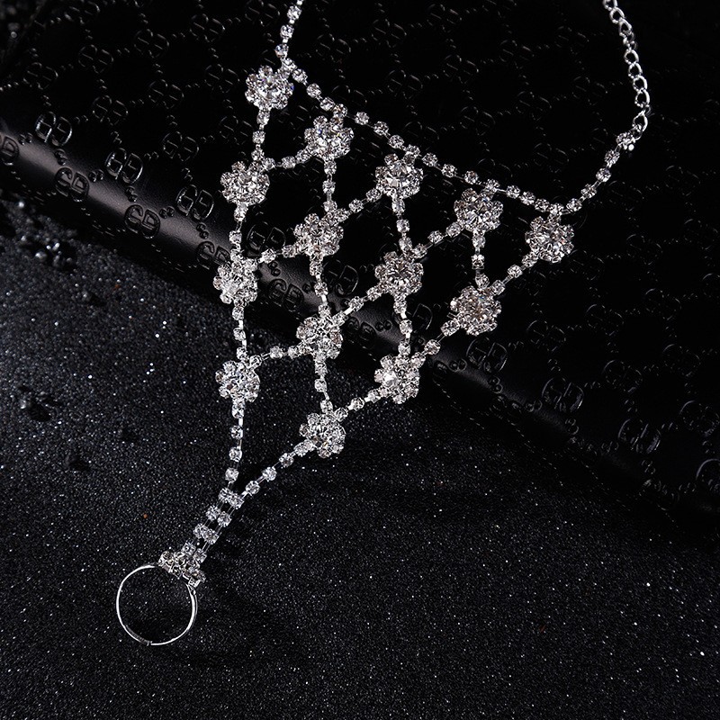 Exaggerated Simple Multi-Layer Pearl Chain Leg Chain Long Leg Chain Accessories