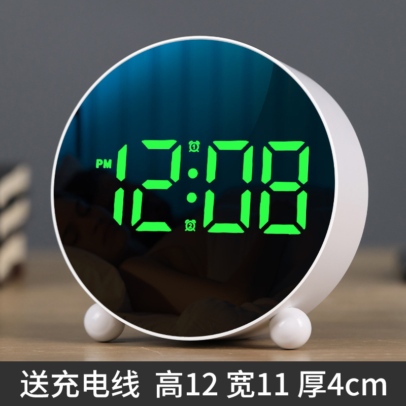 Simple alarm clock LED electronic clock children's home electronic clock bedside clock temperature clock student alarm clock
