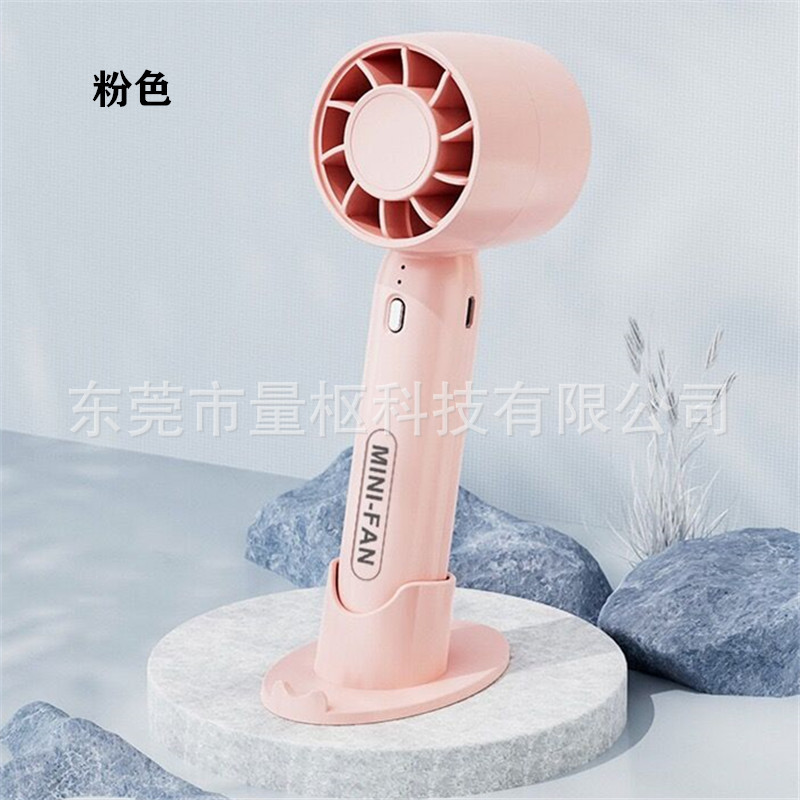 New 199 Gear High Speed Violent Handheld USB Charging Mini Portable Fan Digital Display Turbo Small Fan