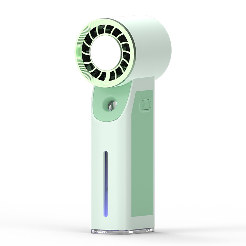 Ice Spray Mini Fan Handheld Cooling Turbo Ice Fan USB Charging Handheld Fan Logo