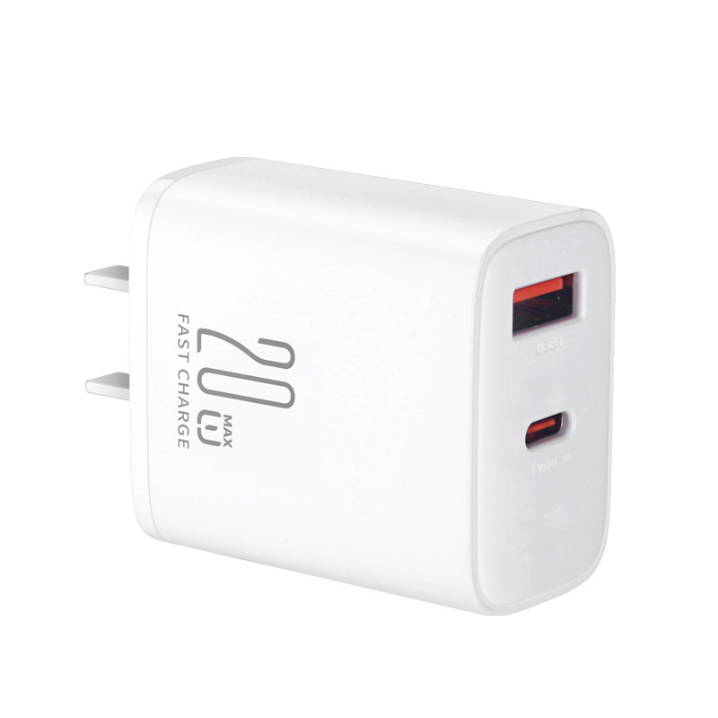 PD20W Fast Charger Phone Charging Head Dual PD QC for Apple Huawei Xiaomi Samsung Fast Charging