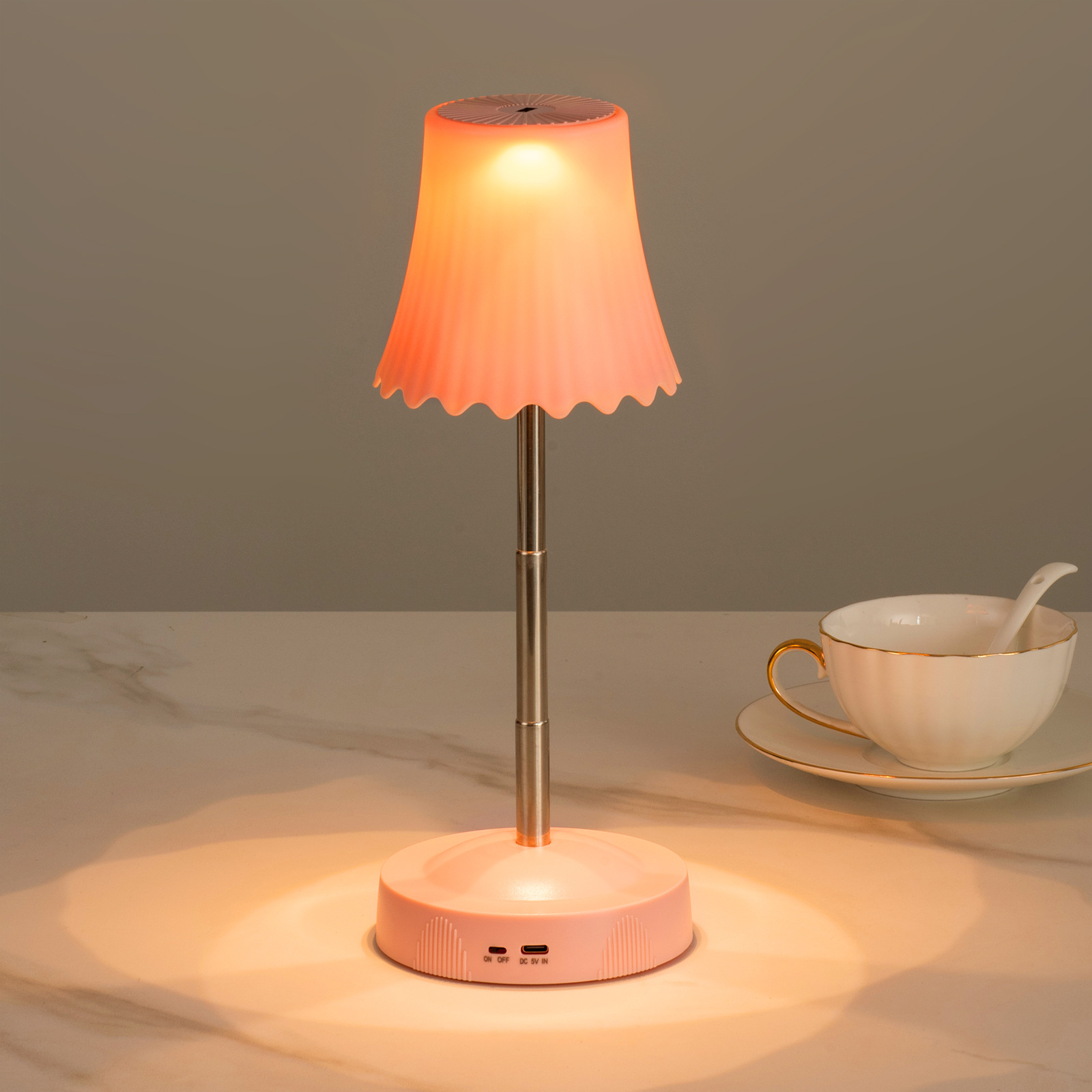 Human Body Induction Atmosphere Light Hand Sweep Desk Lamp Dormitory Bedroom Bedside Light Charging Night Light