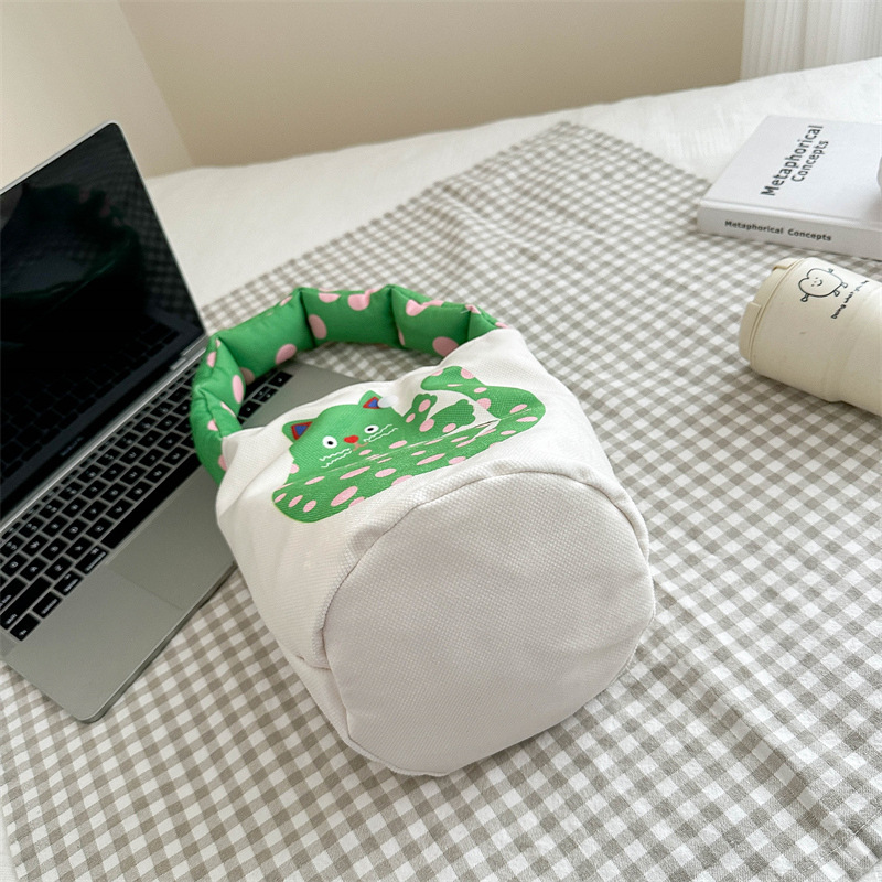 Handbag birthday gift small bag cute crossbody casual handheld lunch bag women bag hand carry bucket bag