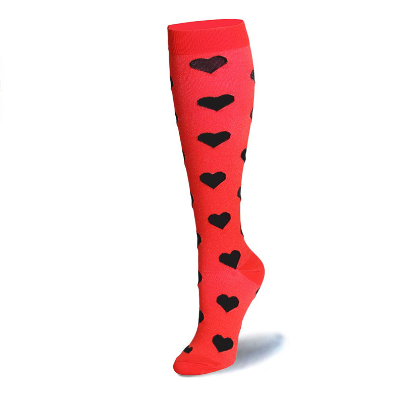 Amazon Cross-Border Spot More Than 200 Styles, Fashionable Long-Tube Men's and Women's Pressure Sports Socks, Sports and Outdoor Compression Socks