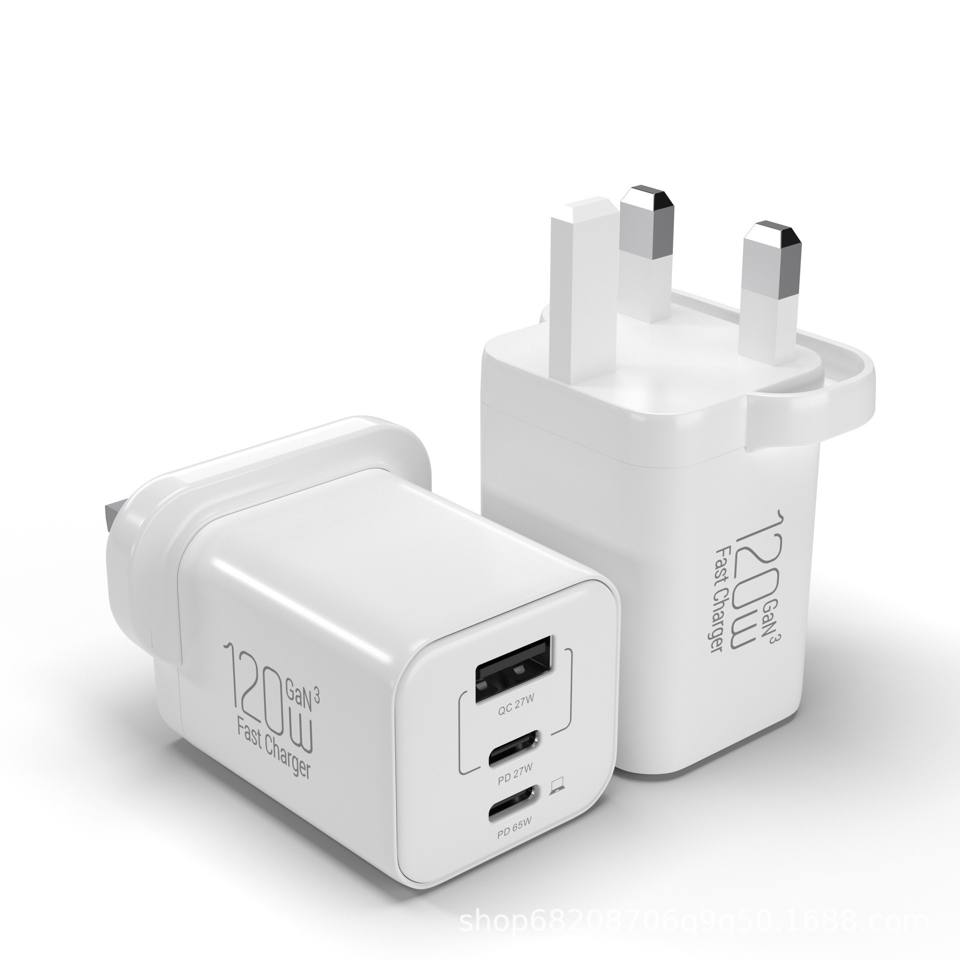 Certified 120W GaN Charger USB Charger for Laptops, Phones, and Other Devices
