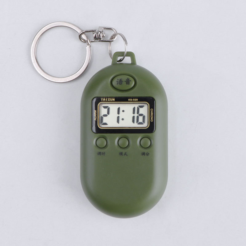 Elderly Watch Hanging Watch Loud Volume Blind Watch Touch Voice Broadcast Portable Alarm Clock Mini Ultra-Small Electronic Watch