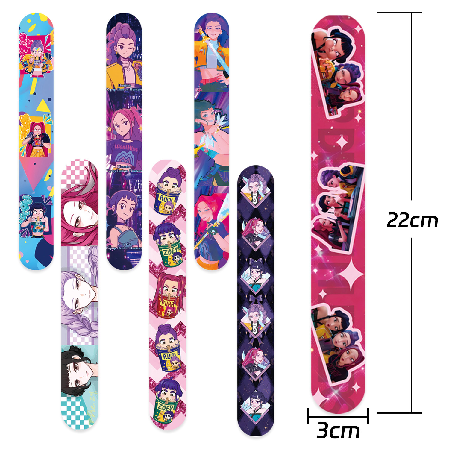 New K-POP Witch Hunters Slap Bracelet Witch Hunters Clap Wristband Children's Slap Bracelet PVC Slap Wristband