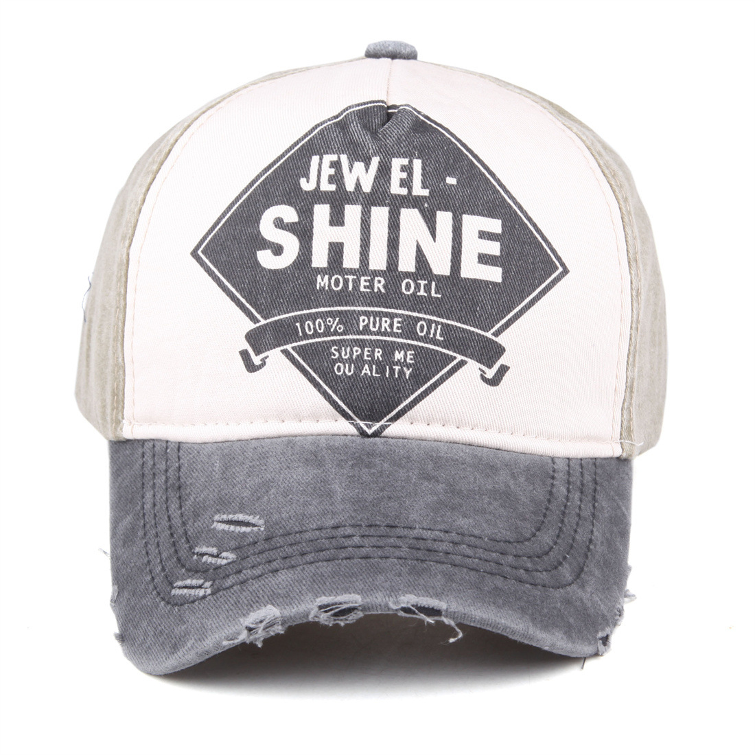 Spring/summer new baseball cap for men and women, coated cotton sun hat, shine outdoor hat