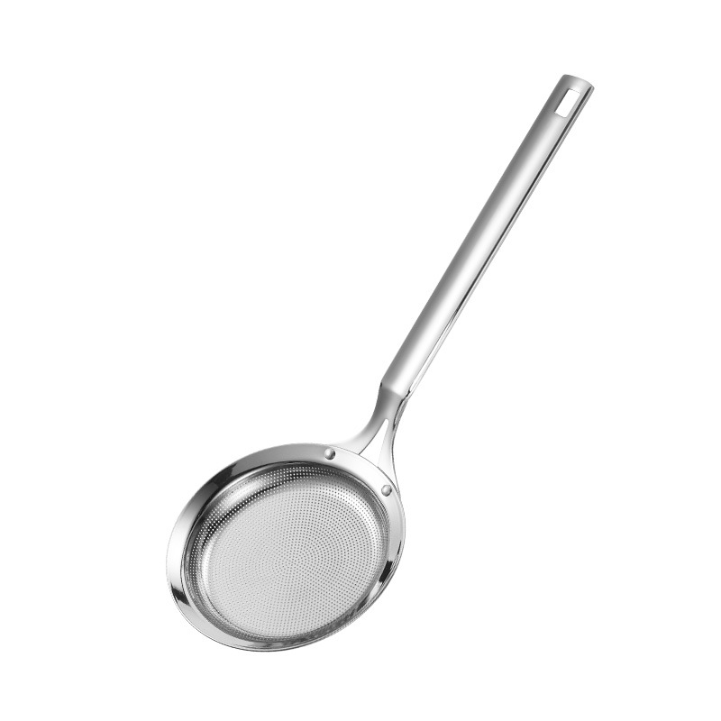 304 stainless steel oil filter spoon, filter grease foam, mesh oil strainer, remove oil residue, soybean milk filter, labor-saving oil filter
