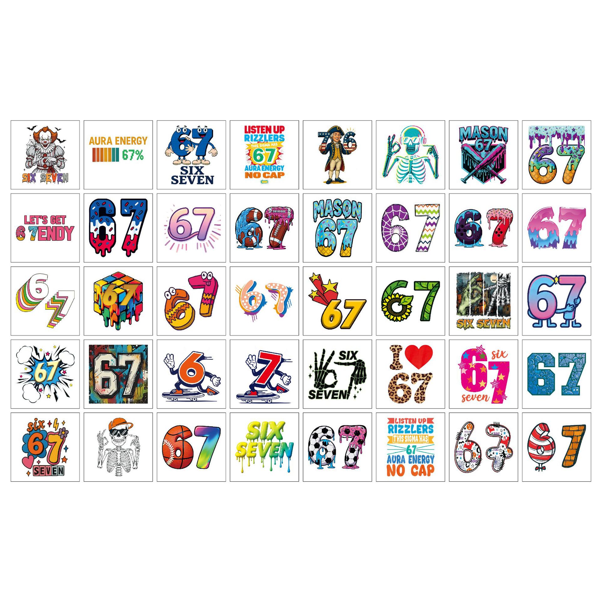 25 Pieces 50 Pieces Cartoon Huntress Girl Group Tattoo Sticker KPop Cartoon Anime Graffiti Tattoo Sticker Paper
