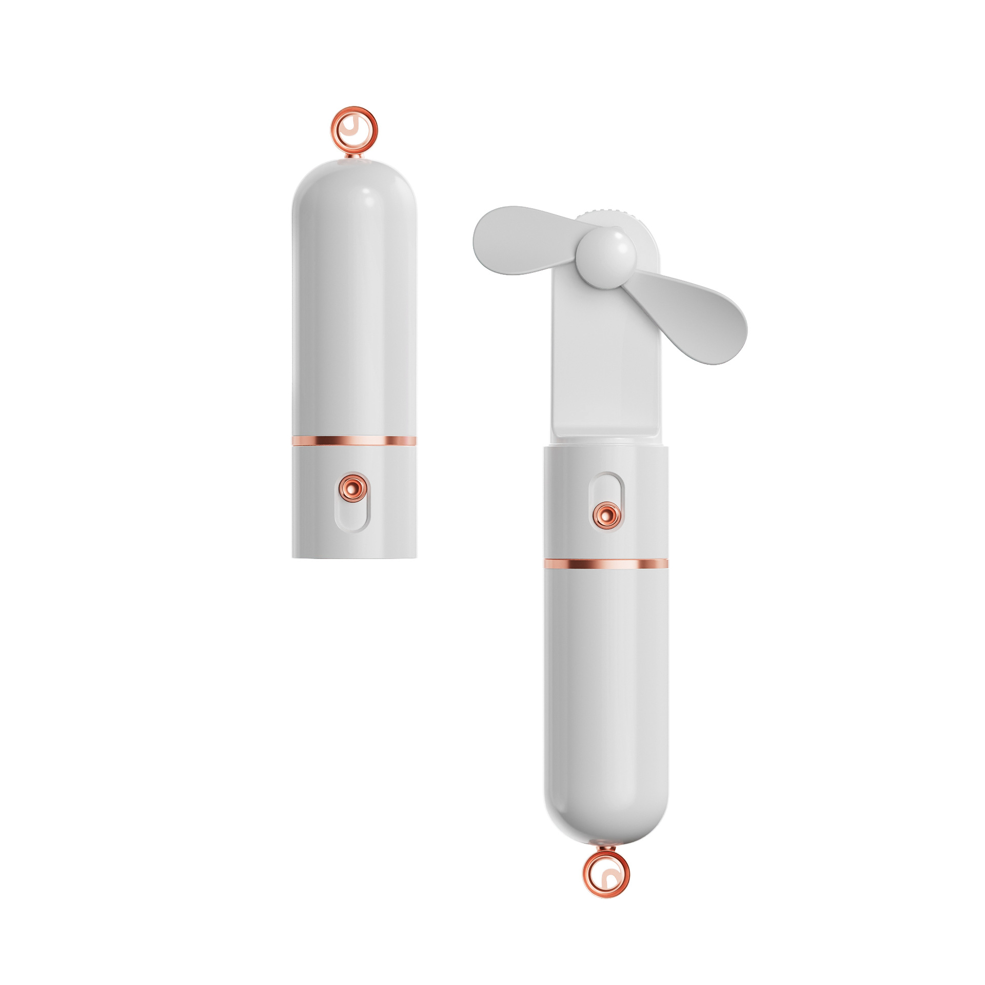 New Foldable Gift Power Bank Handheld Small Fan Portable Outdoor USB Mini Foldable Handheld Fan