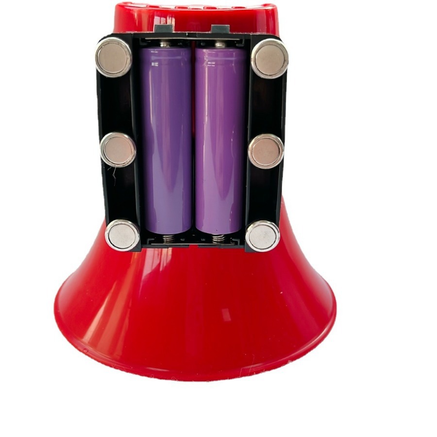 Lithium battery magnetic suction car-mounted voice amplifier high-power recordable sales horn outdoor street vending promotion speaker