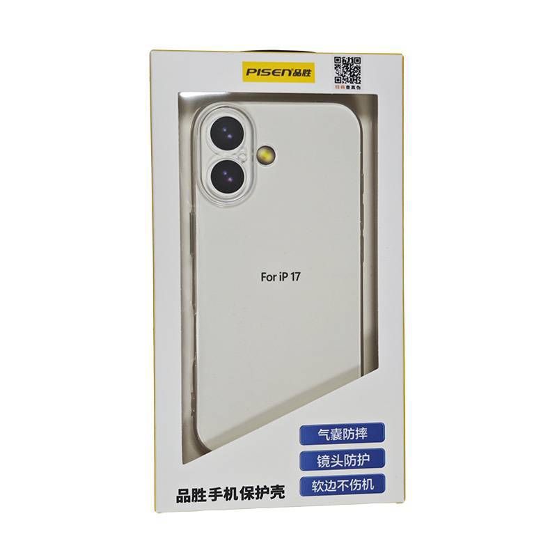 Pisen phone case for Apple 17promax new iPhone16pro ultra-thin 15 transparent protective case 17
