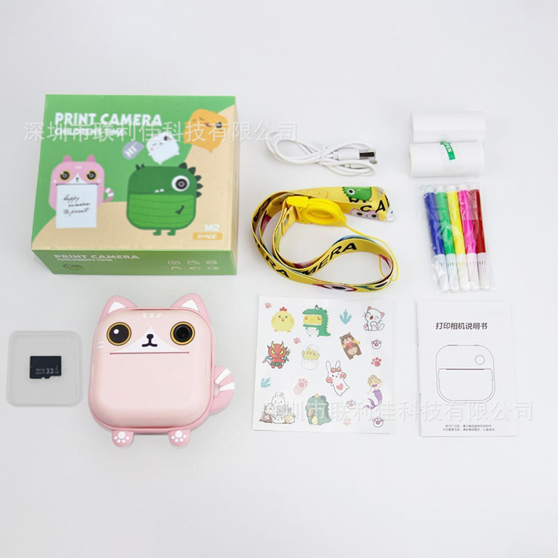 Polaroid camera print photo video instant print support instant print