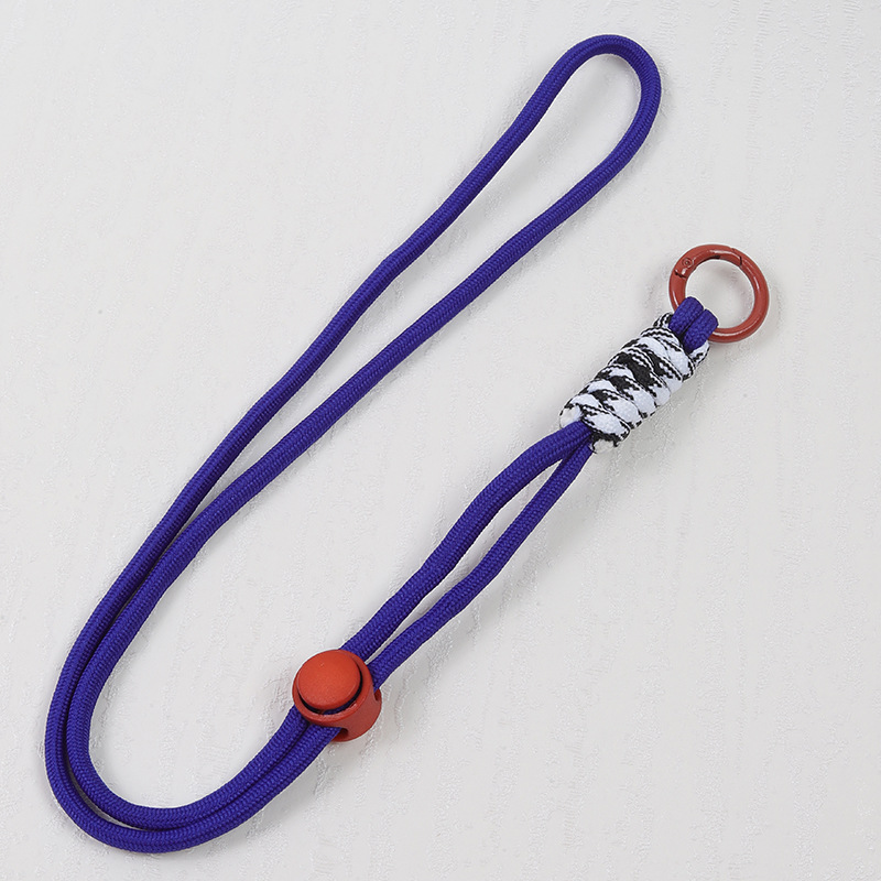 Phone lanyard wrist strap pendant phone chain hanging rope key female twist pendant neck hanging