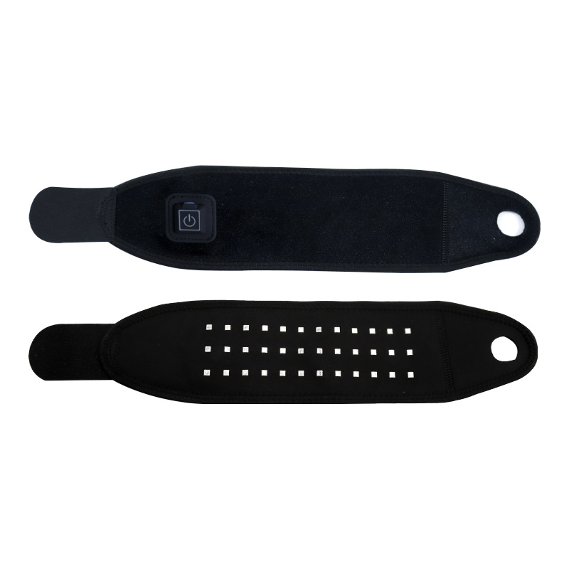 Red Light Heating 36 LED Beads Dual Wave Phototherapy Pulse Wrist Band Protect Arm Ankle Heating