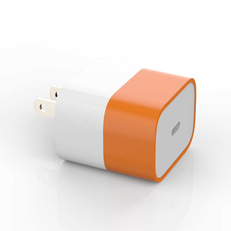 30W PD Fast Charger Dual Color Portable for Apple Huawei Xiaomi Phone Charger Multi-Plug 20W