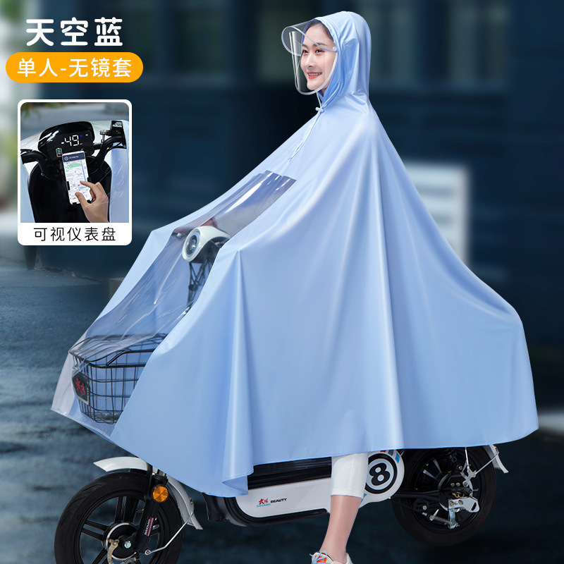 Electric Scooter Raincoat Outdoor Thickened Motorcycle Adult Full Body Long
