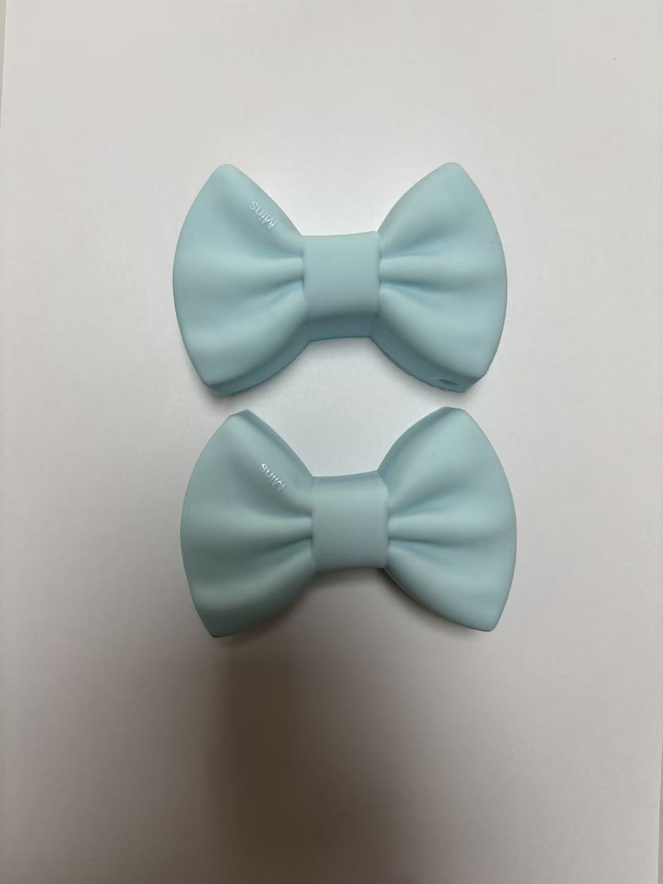 Bowknot silicone heat insulation clip silicone heat insulation pot clip kitchen practical small tool 2pcs set