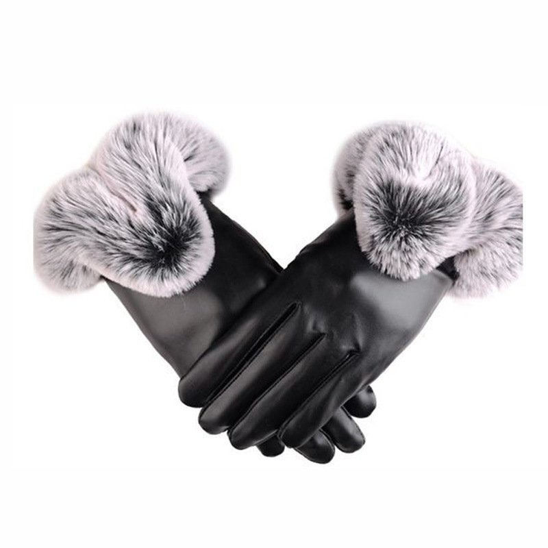 Autumn and winter warm gloves men's cold-proof outdoor riding gloves waterproof touch screen leather gloves ski gloves wholesale