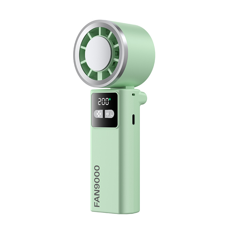 Large capacity handheld ice compress small fan outdoor cooling semiconductor replaceable rechargeable 9000 mAh