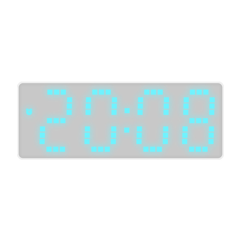 LED Electronic Alarm Clock Simple Style Clock Battery and Plug-in Dual Use Zhongyida Time 0712