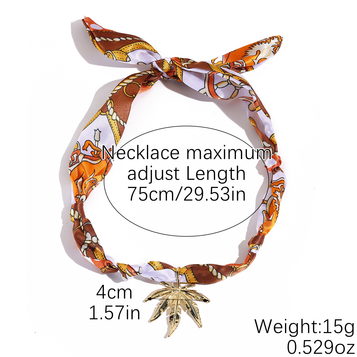 Jewelry long fabric necklace multi-pendant pearl colorful silk scarf necklace