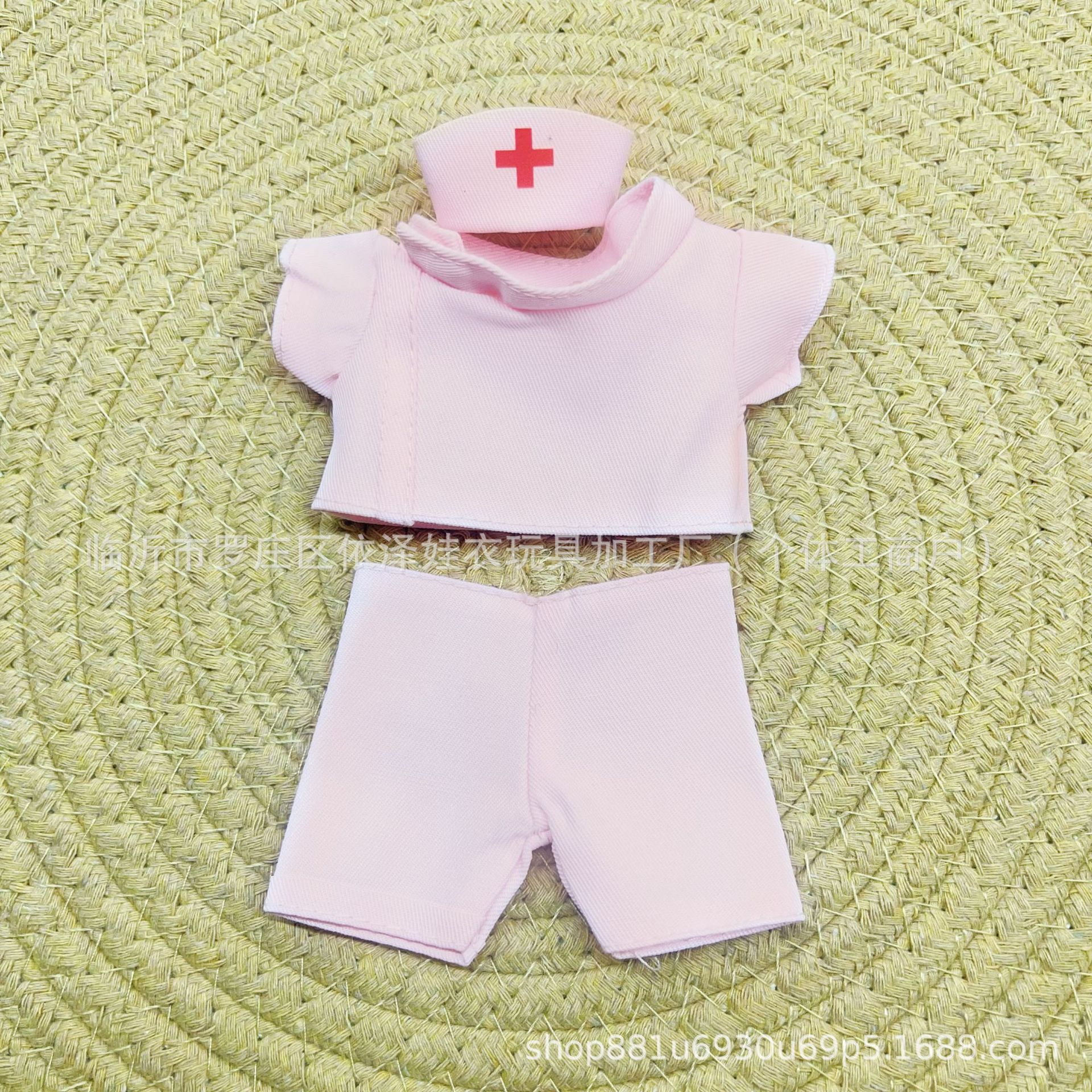 Medical Bear Doll Clothes Doctor White Coat Surgical Gown Nurse Uniform Dress Up Nurse's Day Gift Doll