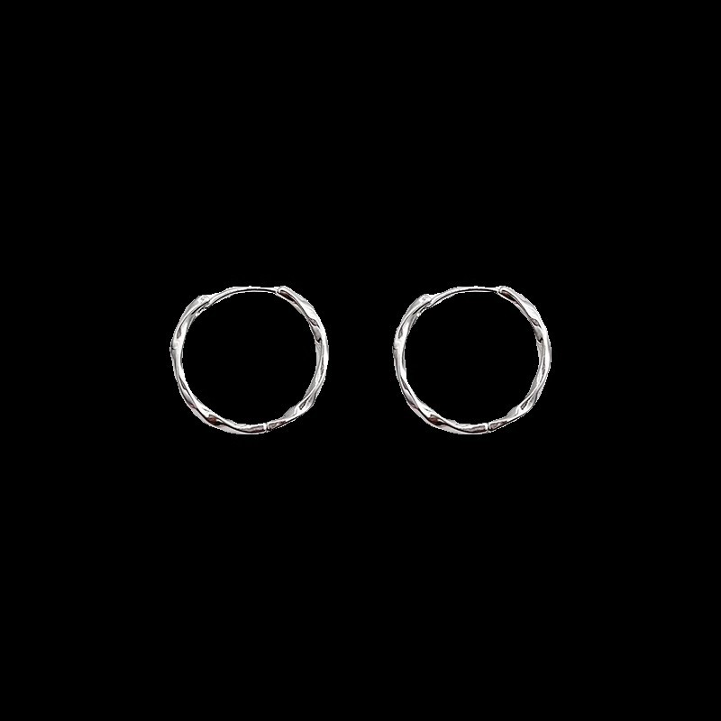 Simple Plain Circle Earrings Women 2025 New Ear Hoops Ear Accessories Circle Ear Cuffs