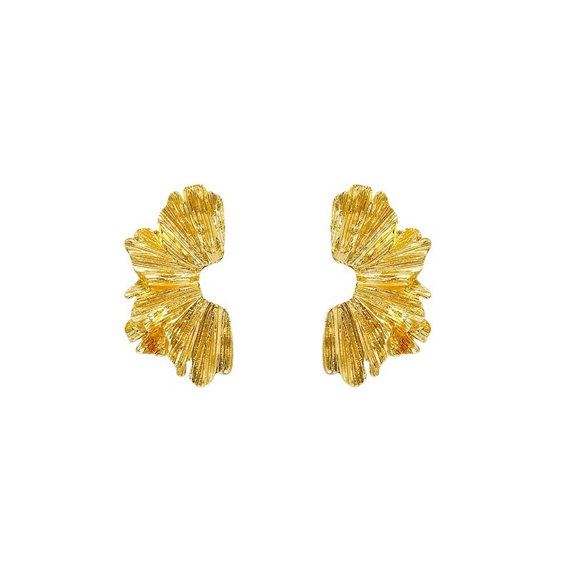 Geometric Irregular Alloy Stud Earrings Street Ear Accessories