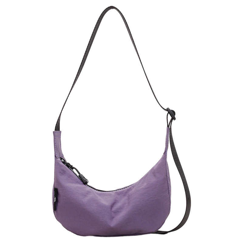 2026 New Small Moon Bag Crossbody / Wide Underarm Crossbody Bag Women Canelé Style Outfit Outdoor Small Bag