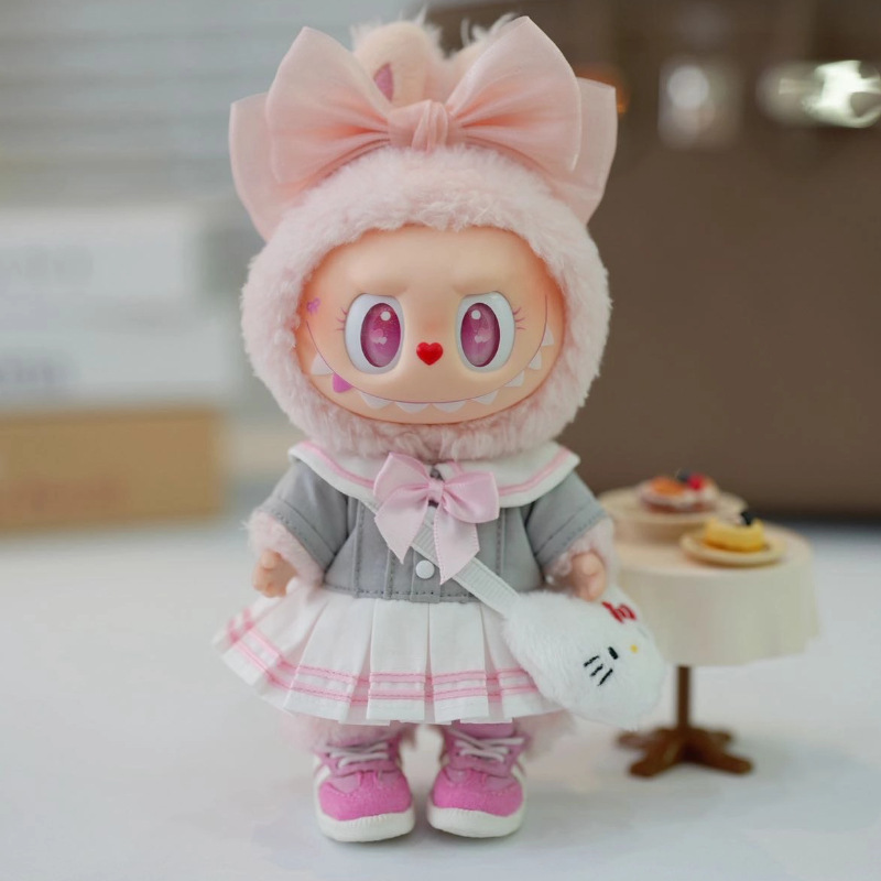 Doll clothes Labubu zsiga Gazi clothes JK uniform doll outfit change handmade