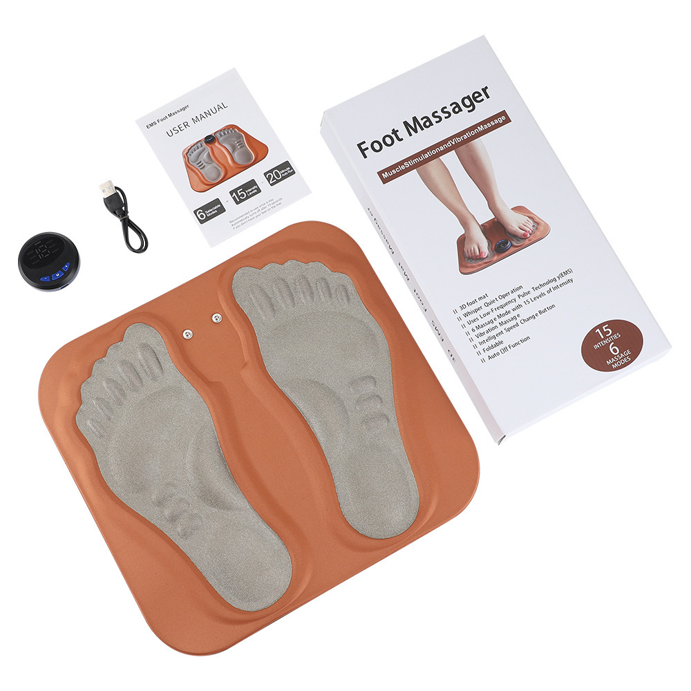 Smart EMS Home Foot Pad Pulse Meridian Foot Pad Microcurrent Foot Massager Acupoint Foot Therapy Machine