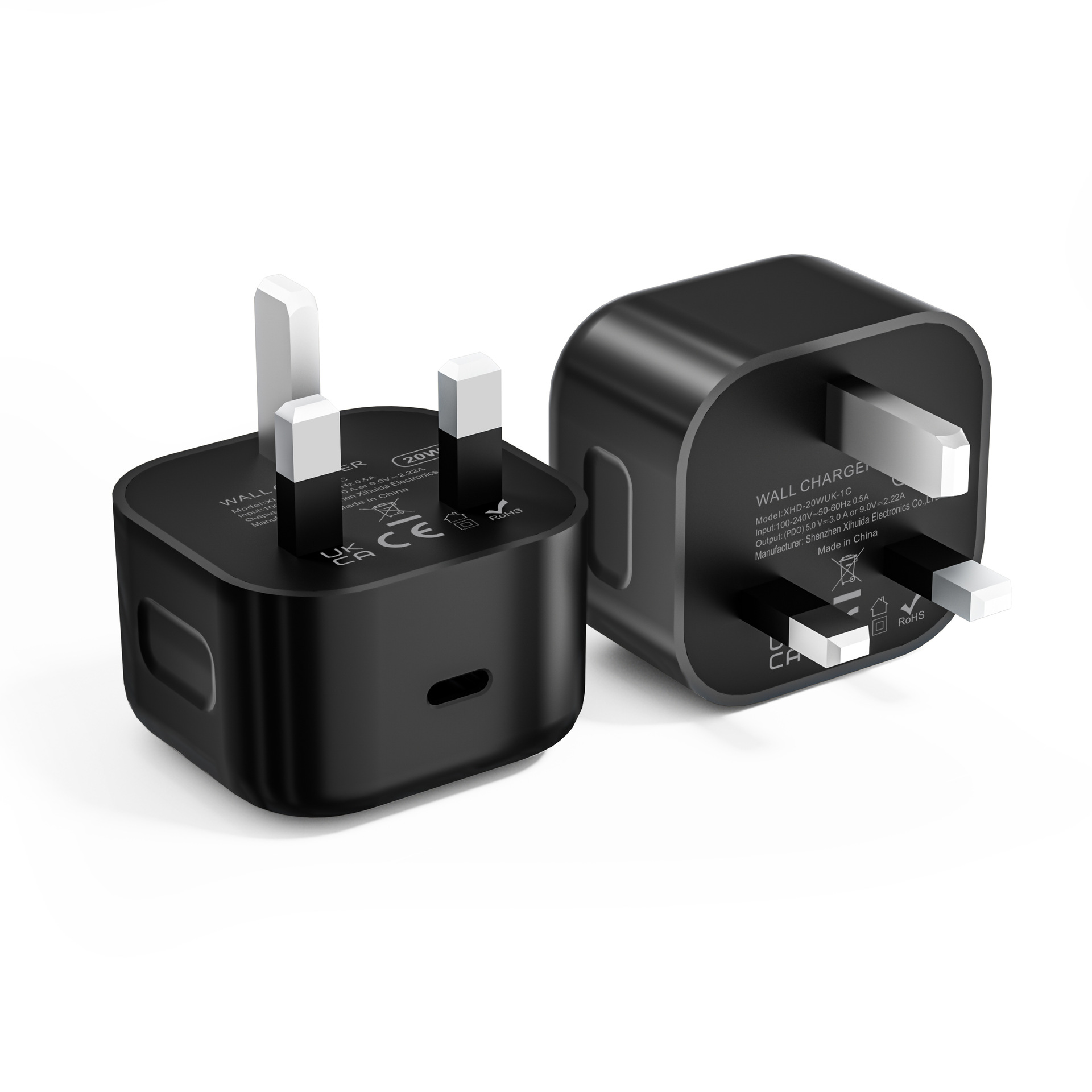 PD20W charger type-c port fast charging for Apple 15 charger UKCA certified PD20W UK standard