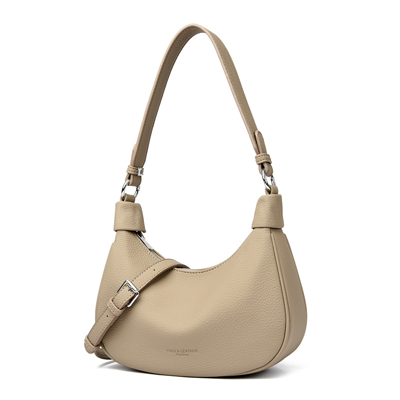 2025 Simple Shoulder Crossbody Bag Summer Women's Underarm Bag Soft Leather Women's Shoulder Bag Bags