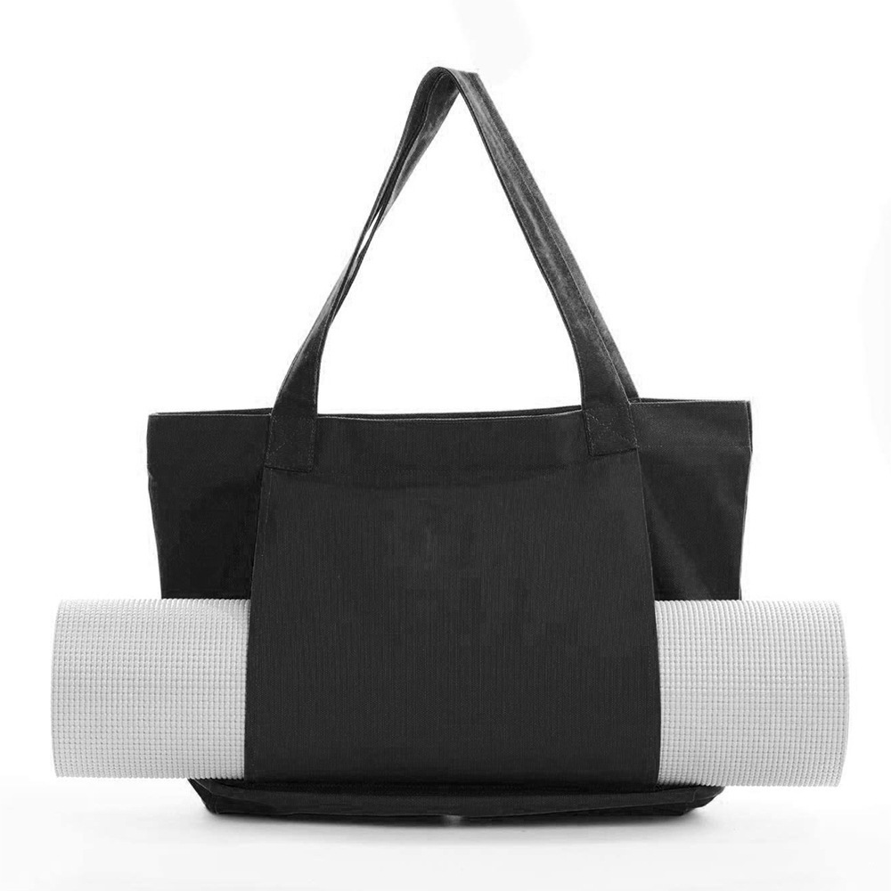 Yoga Pilates Mat Bag Canvas Tote Bag Outdoor Exercise Equipment Travel Yoga Mat Shoulder Bag