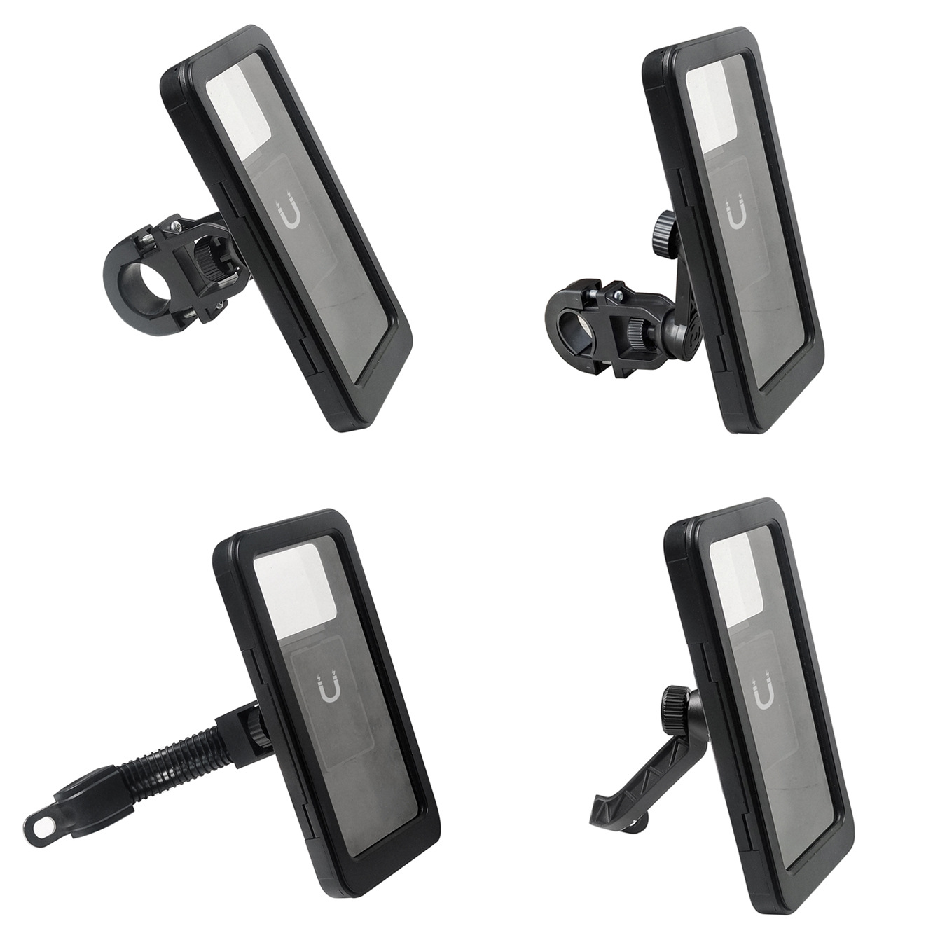 Waterproof car electric vehicle phone holder navigation charging holder delivery bike holder motorcycle rearview mirror holder