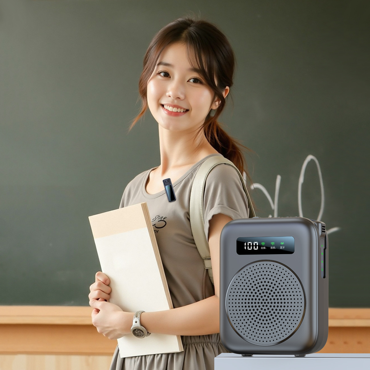 New private mold M10 wireless amplifier teacher dedicated wireless Bluetooth microphone guide portable loudspeaker