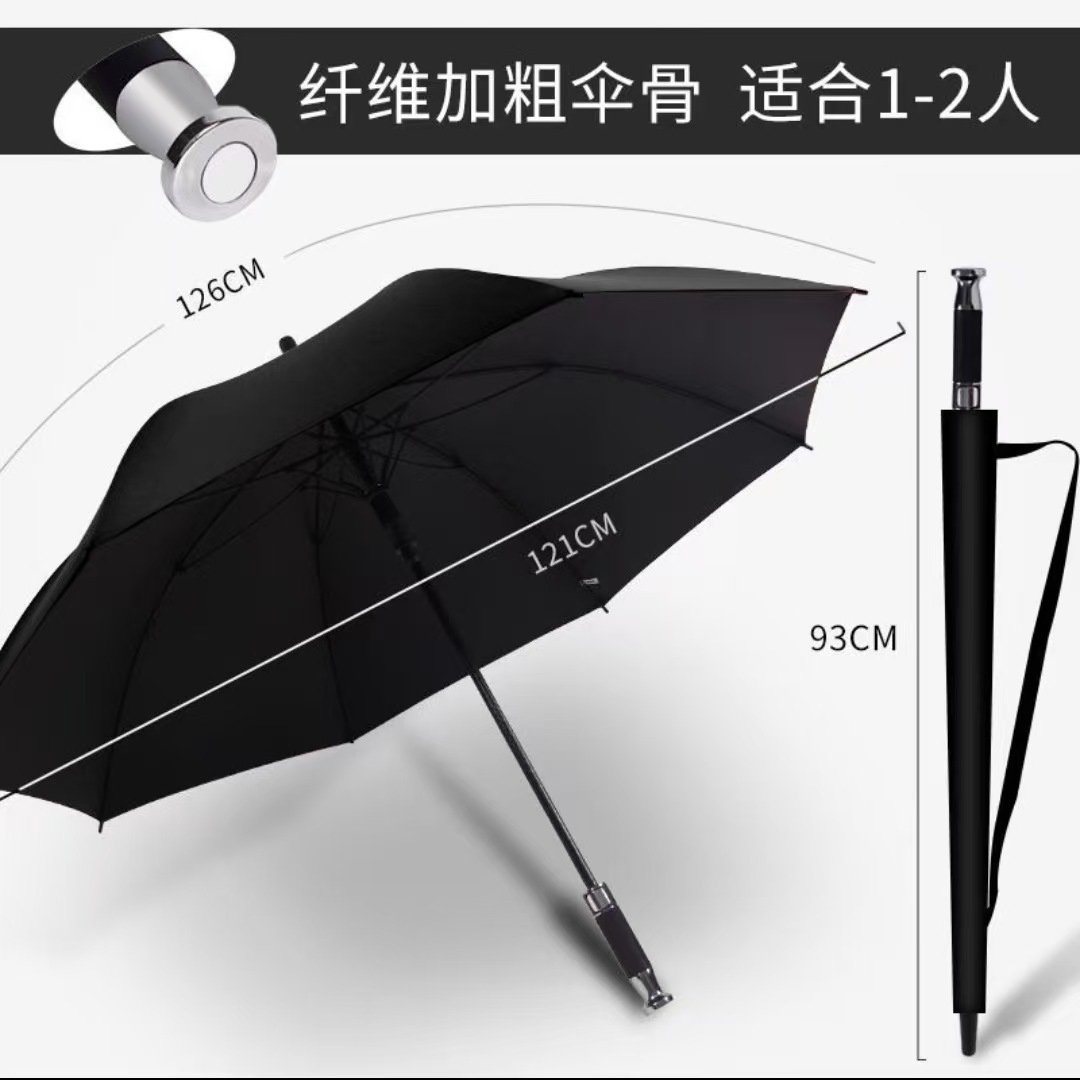 Ten-Rib Window Breaker Fully Automatic Folding Car Umbrella Men Automatic Black Glue Sunscreen Sun and Rain Dual-Use Umbrella Printable Logo